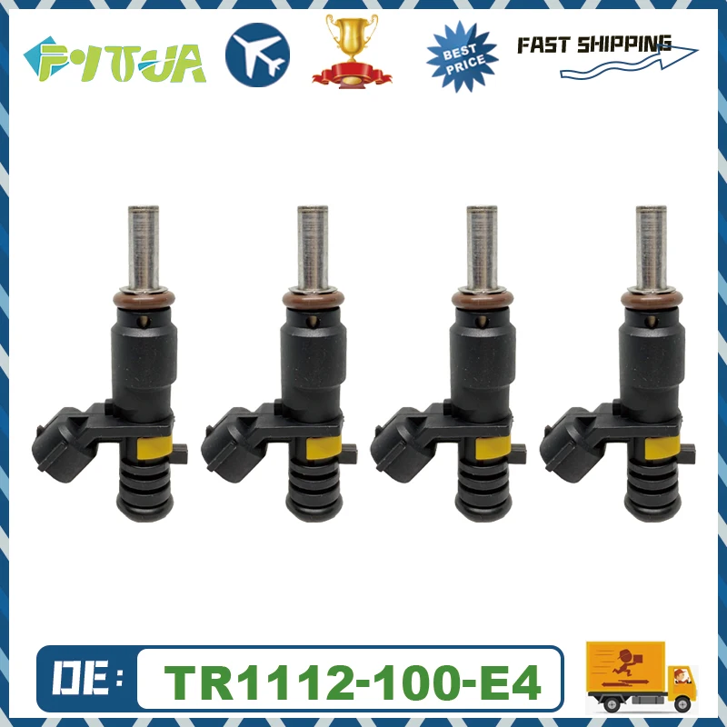 

4pcs Hot Selling Fuel Injector Nozzle TR1112-100-E4 for Jinbei HIACE X30 New Original