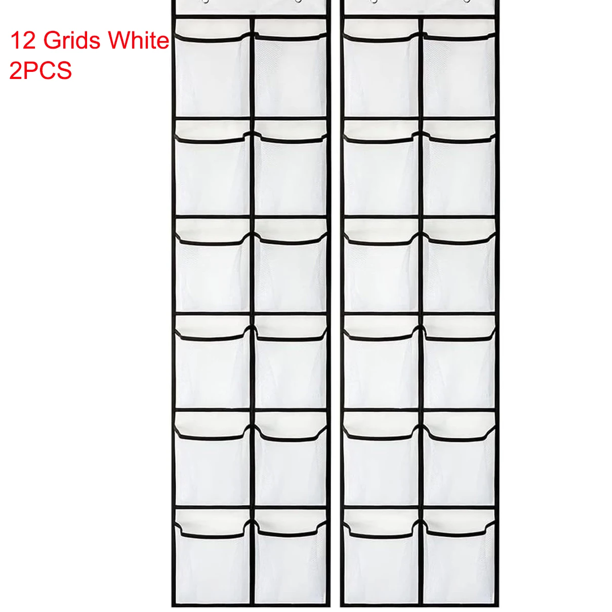 12 Grids White 2PCS
