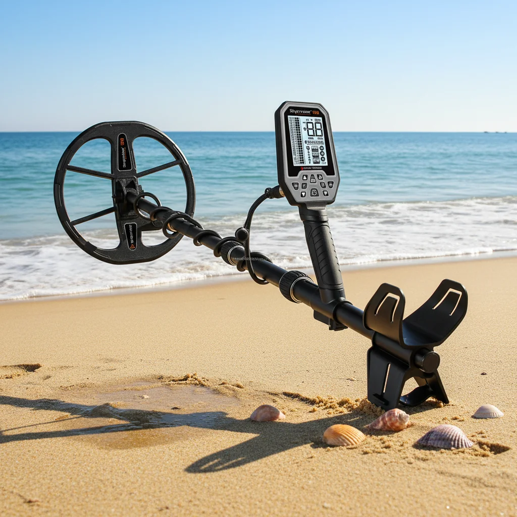 Skycruiser S31 New Fully Waterproof High Sensitivity Long Range Professional Metal Gold Detector for Beach Treasure Detecting