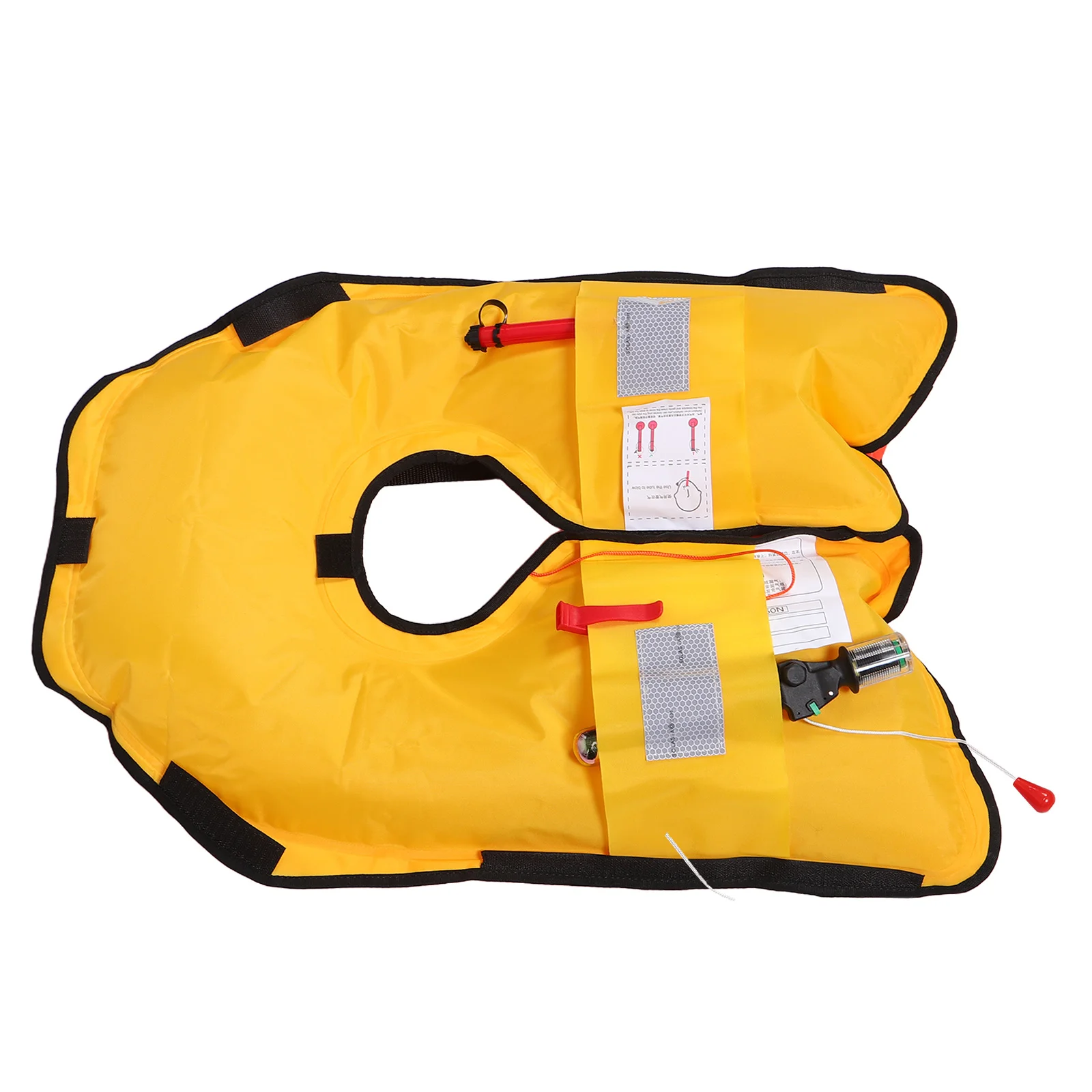 

Automatic Inflatable Life Jacket for Adults - Adjustable Swim Vest with Reflective Strips - Snorkeling Kayaking Paddle Boarding