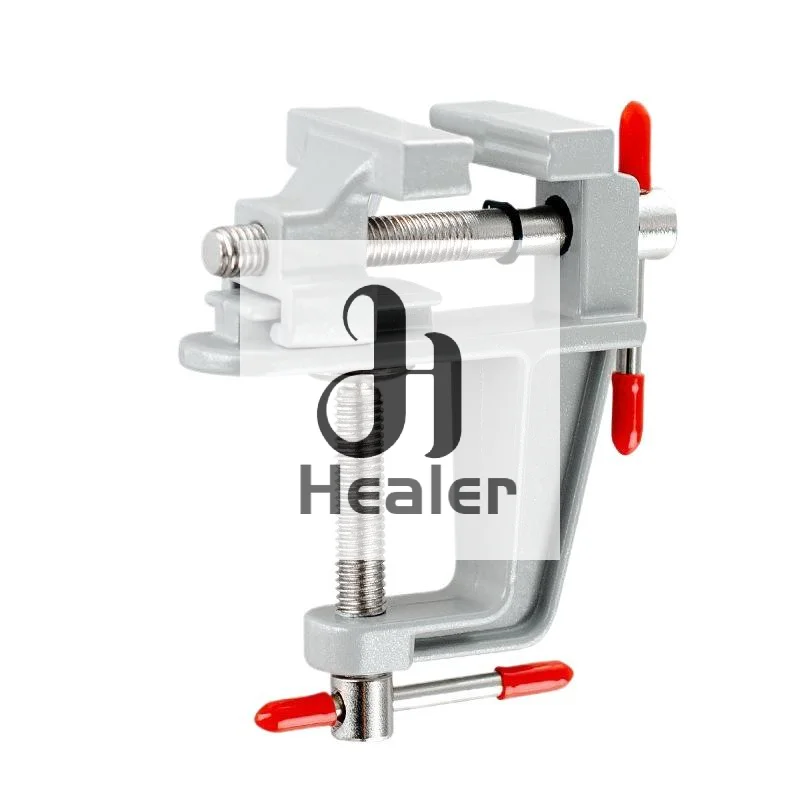 1PC Small Jewelers Hobby Clamp On Table Flat Pliers Tool Vice Bench Vise Muliti-Funcational 3.5 Aluminum Miniature