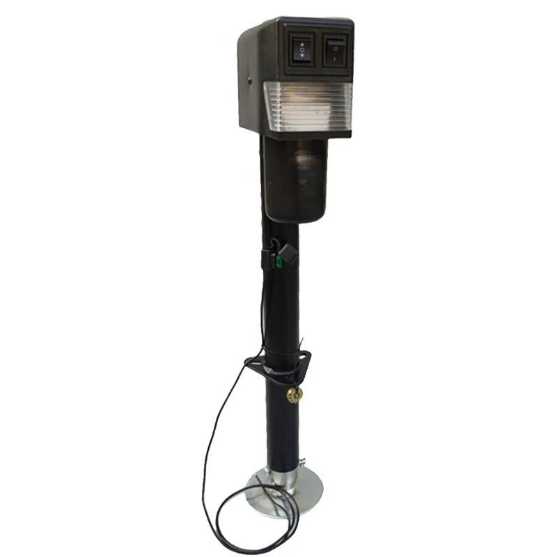 RV Electric Parking Jack Bracket Hand Crank Trailer Lift Outrigger Auto Parts Load 3500 lbs