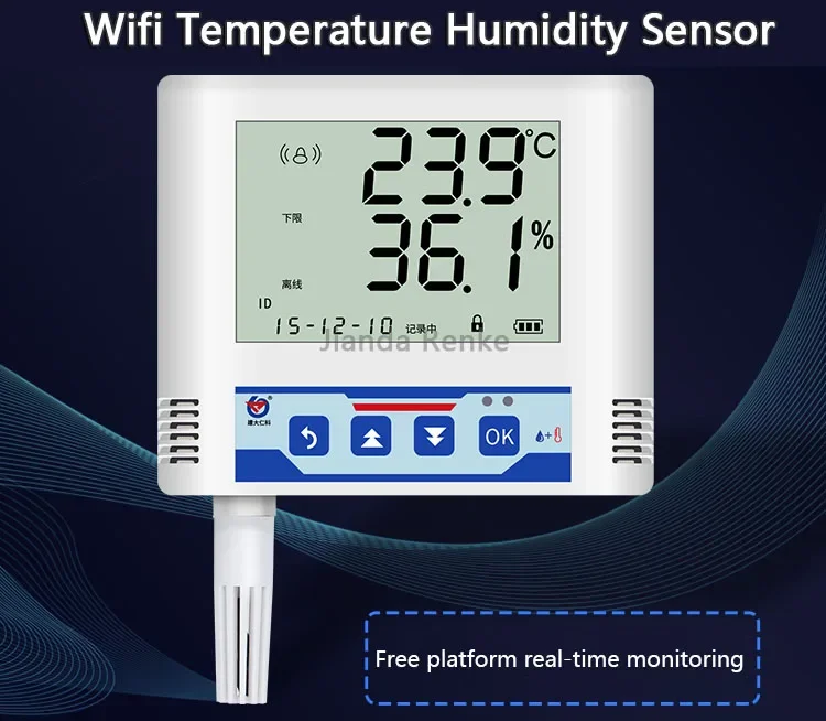 RS-WS-WIFI-6-*-EX Wireless Long Range Wall-mounted Wifi Temperature Humidity Sensor