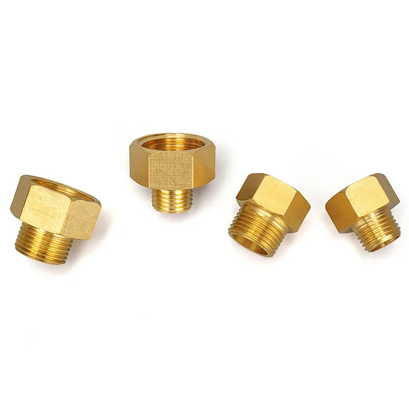 Brass Pipe Hex Nipple Fitting Quick Coupler Adapter 1/8” 1/4” 3/8” 1/2”3/4” 1” BSP Adapter Fitting Reducing Hexagon Bush Bushing