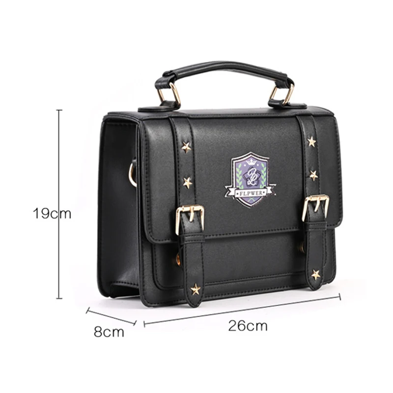 Japanese JK Uniform School Bags for Teens Girls Vintage Women Handbag Commuter Messenger Bag College Student Y2K Crossbody Bags