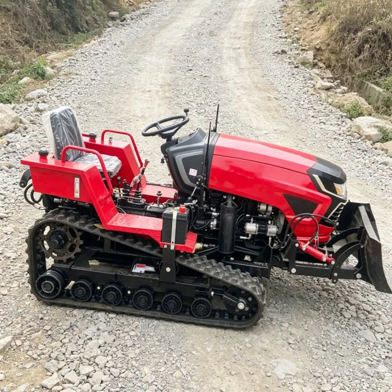 

Customized Large‑Scale Farm Rotary Tiller, 4‑Wheel Drive Tractor, Crawler Plowing Machine, High‑Efficiency Ploughing Machine