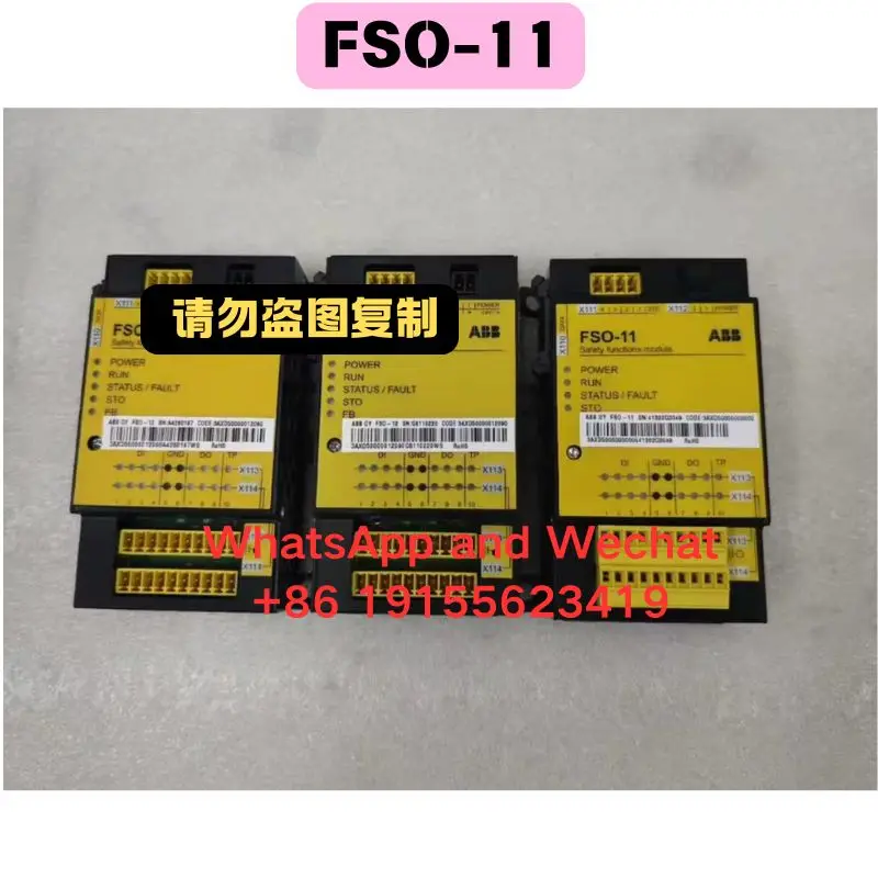 

Used FSO-11 3AXD50000000005 Security module Functional test OK Quick delivery