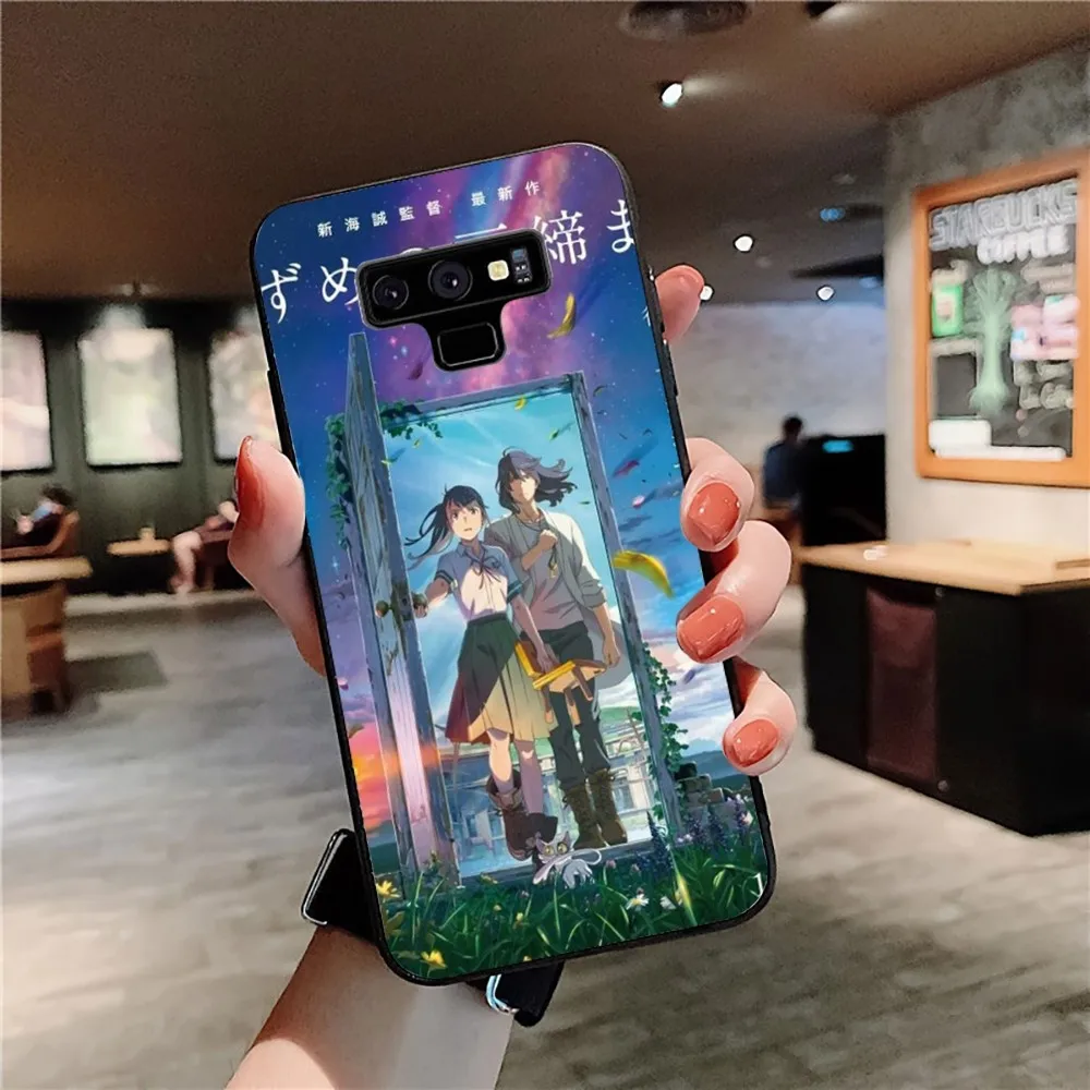 BiliBili S-Suzume No T-Tojimari Phone Case For Samsung Note 8 9 10 20 Pro Plus Lite M 10 11 20 30 21 31 51 A 21 22 42 02 03