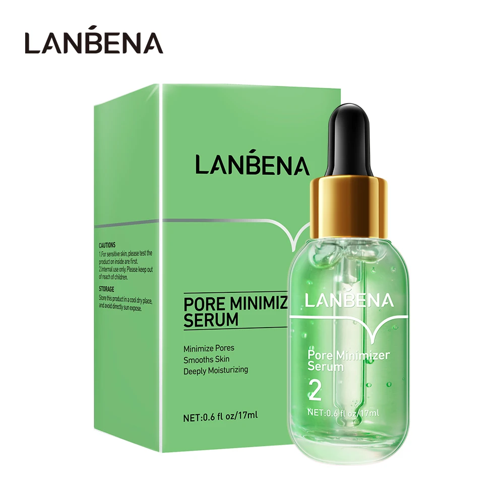 LANBENA Shrink Pores Peeling Deep Cleaning Acne Treatment Essence Remove Blackheads  Smooth Firming Face Serum Skin Care