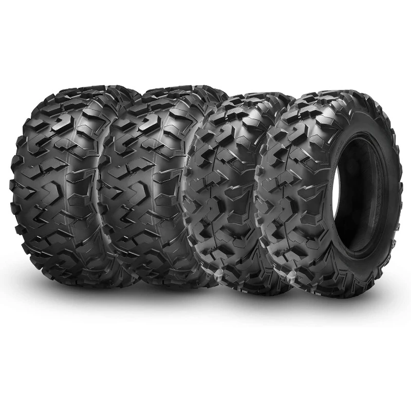 ATV Tires, 24x8-12 & 24x10-11 ATV UTV Off-Road Tires for 04-17 Honda Fourtrax Rancher，home.