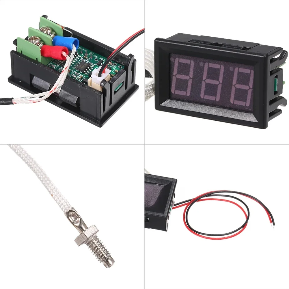 K Ty/pe Thermocouple Digital Thermometer -30 To 800C Industrial Temperature Meter With 304 Stainless Steel Probe For Testing