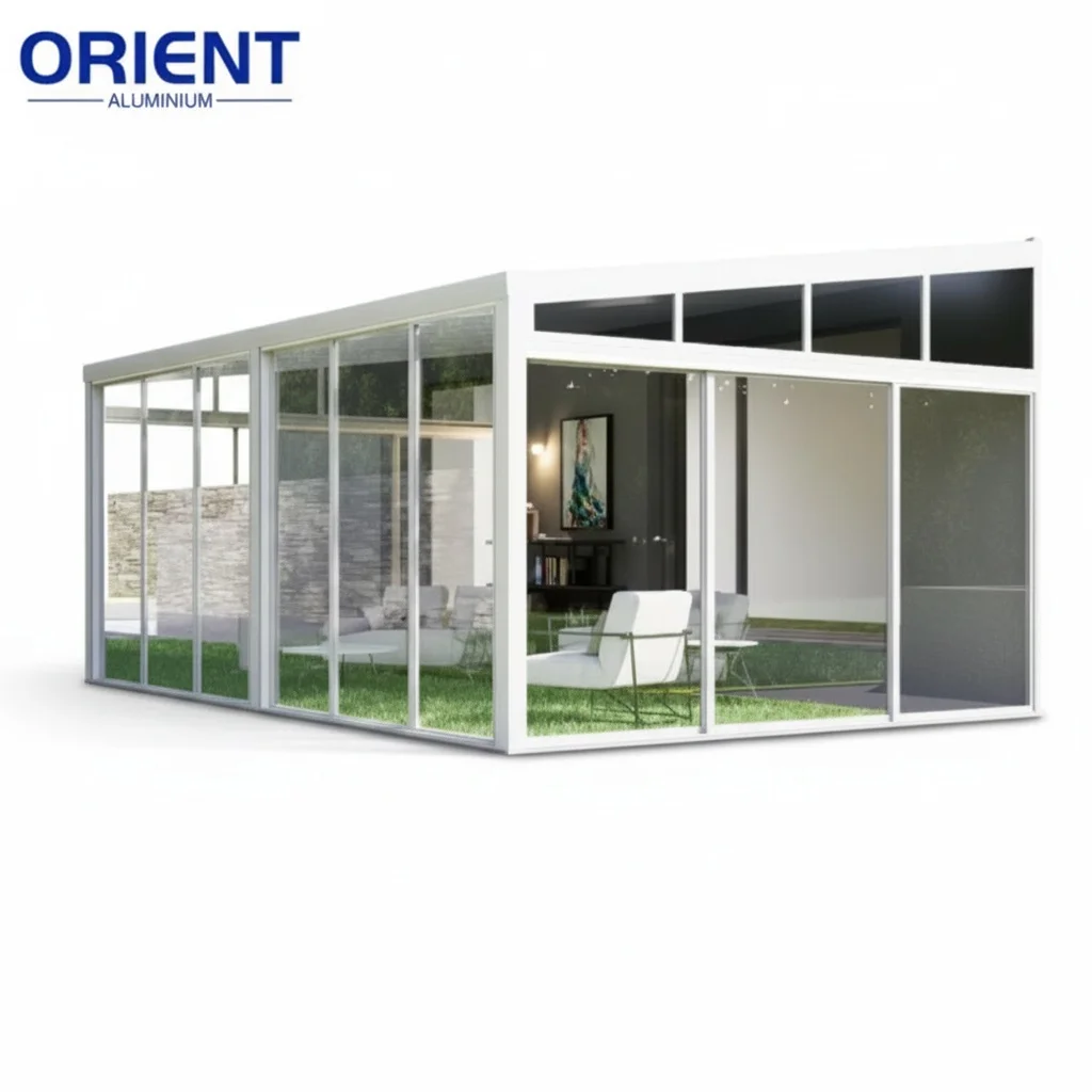 Aluminum Patio Cover, Aluminum Alloy 3m x 3m x 2m Free Standing Pergola, Waterproof Patio Roof, Modern Garden Gazebo Sun Shelter