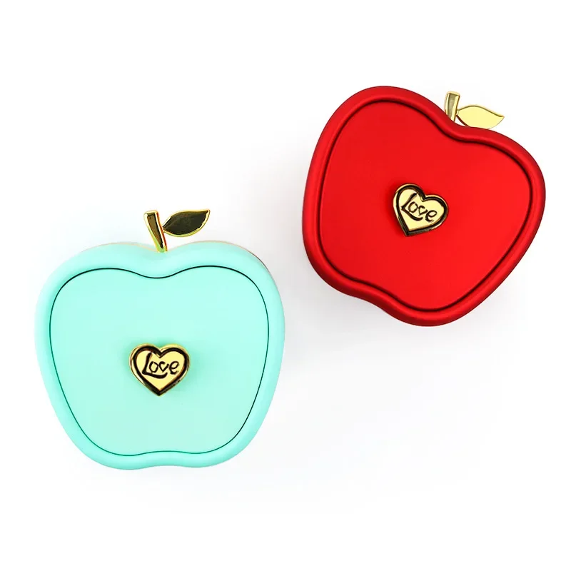 Christmas Apple Jewelry Organizer Display Box Trend Drawer Style Gift Boxes Ring Necklace Accessory Storage Case Valentine's Day