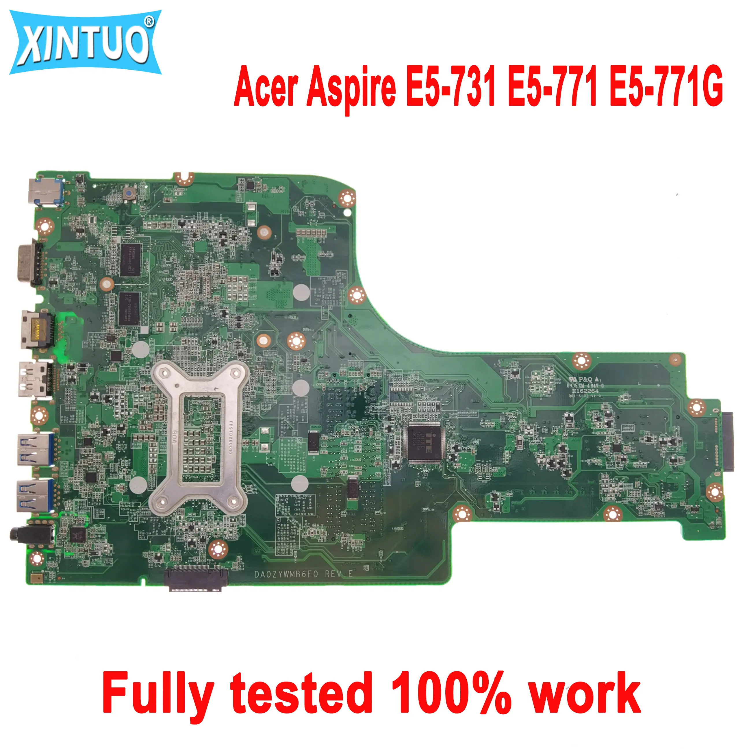 DA0ZYWMB6E0 Motherboard for Acer Aspire E5-731 E5-771 E5-771G Laptop Motherboard with 3556U i3 i5 i7 CPU GT820M/840M GPU DDR3