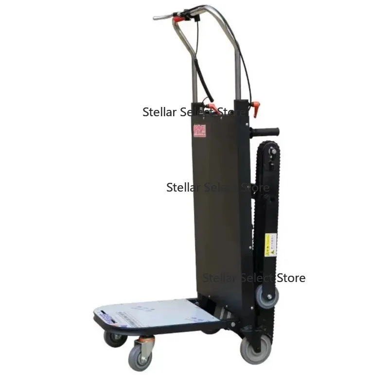 

Rail Type Electric Crawler Foldable Shopping Storage Cart Industrial Stair Climbing Tool