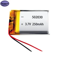 Banggood 3.7V 250mAh 502030 052030 Lipo-polimerowe akumulatory litowo-jonowe do zestawu słuchawkowego MID Bluetooth MP3 MP4 GPS