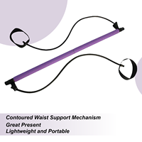 Stretch Fusion Pilates Stick Squat Workouts Machine Home Fitness Pilates Stick For Home Indoor Travel Postpartum Outdoor