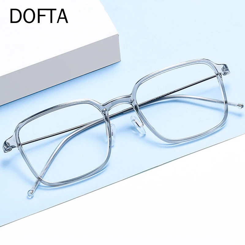 

DOFTA Ultra-light TR 90 Myopia Glasses Frames For Women Retro Square Optical Prescription Eyeglasses Frame Men 5799