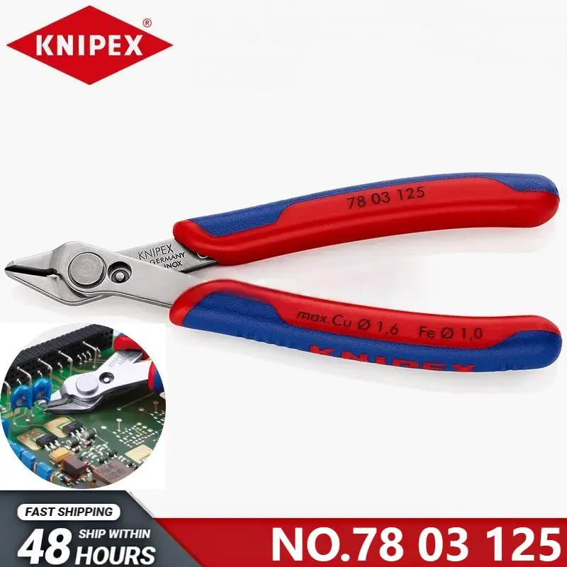 KNIPEX NO.7803125 Electronic Shear Pliers Diagonal Nose Pliers