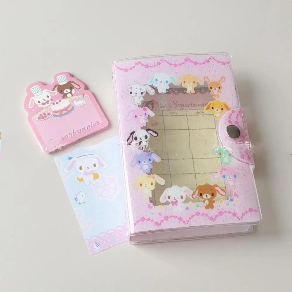 الكرتون Sugarbunnies بريق فضفاض ورقة طبعة قذيفة ليتل TwinStars نجمة صورة بطاقة حقيبة التخزين غلاف دفتر لا صفحات داخلية #4