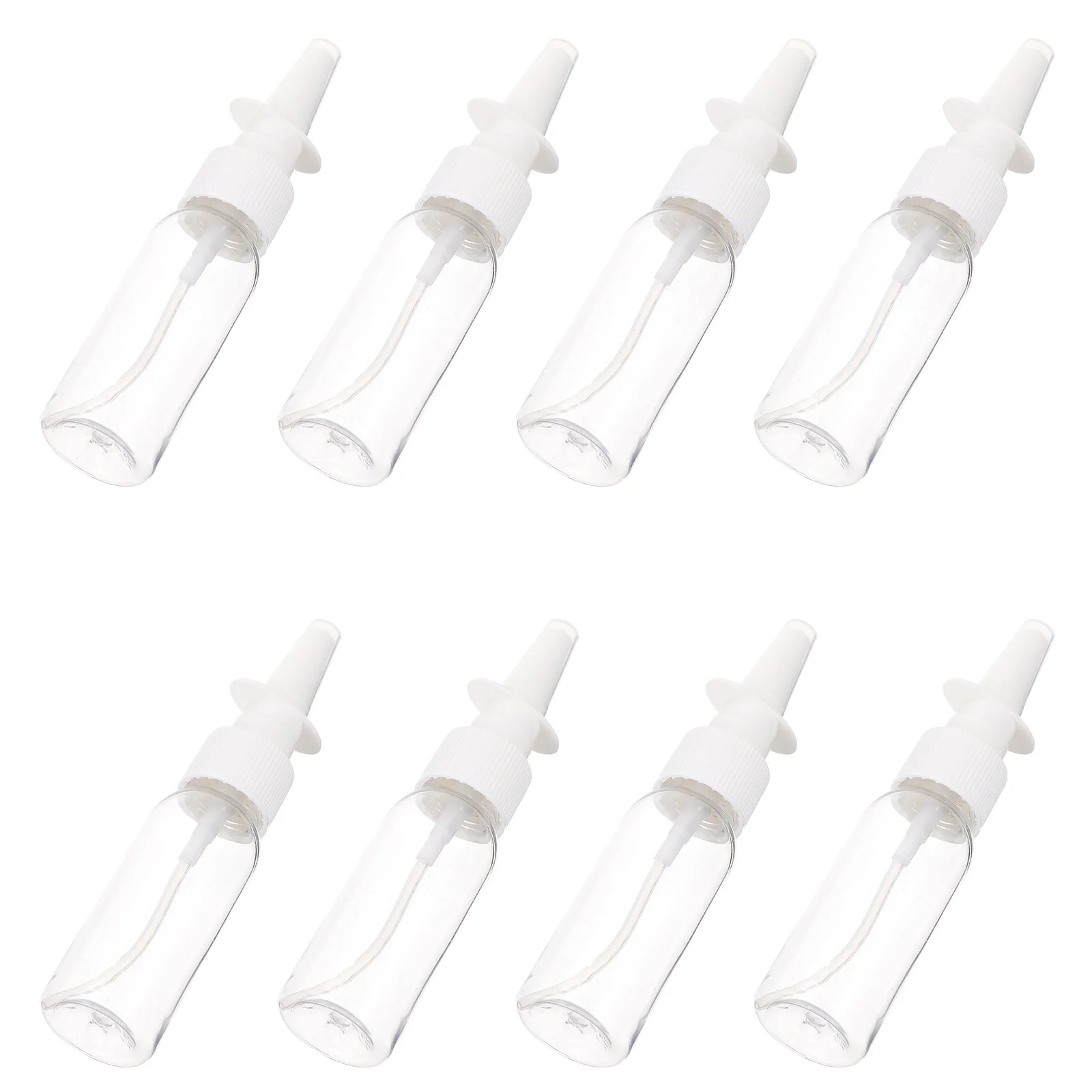 8Pcs 30Ml Spray Bottles Compact Travel Size Empty Container for Essential Oils Nasal Mist Portable Refillable Small Bottle Fine