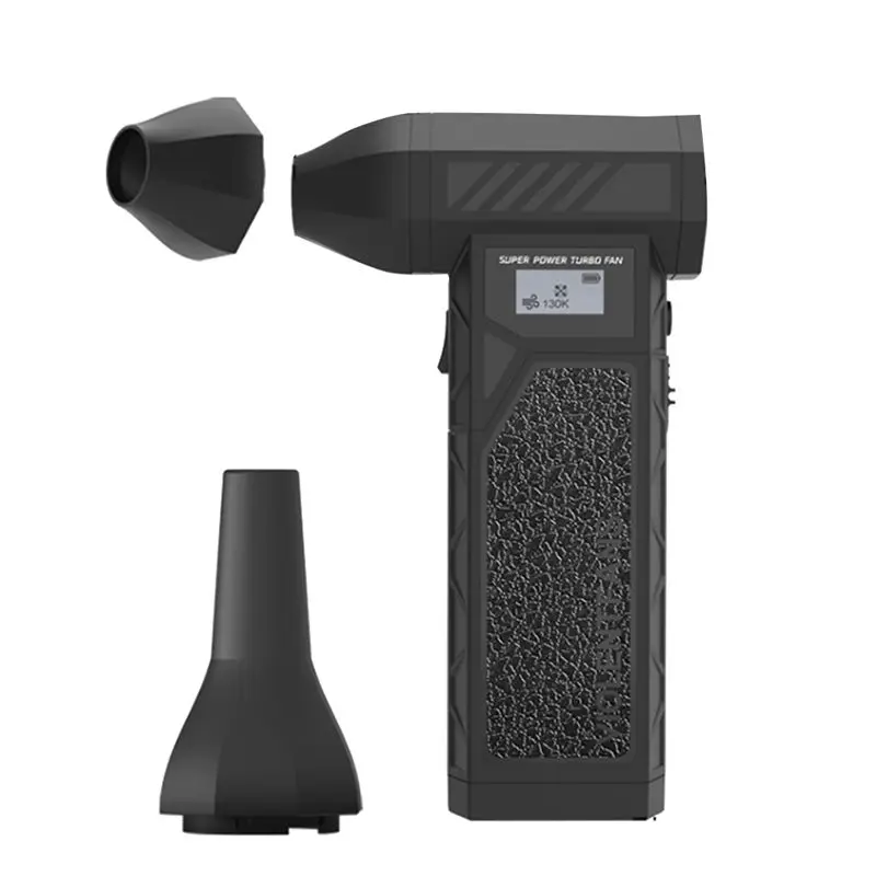 A40Z-Violent Fan Powerful Fan 138000RPM Turbo Brushless Jet Fan With Led Display&Light Electric Air Duster For Home Outdoor