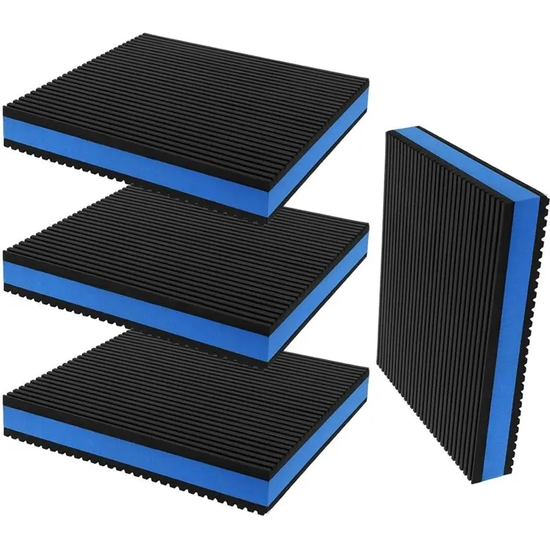 

ABYN-Anti-Vibration Rubber Pads,6" X 6" X 7/8", 4-Pack Mechanical Damping& EVA Sound Isolation Pads