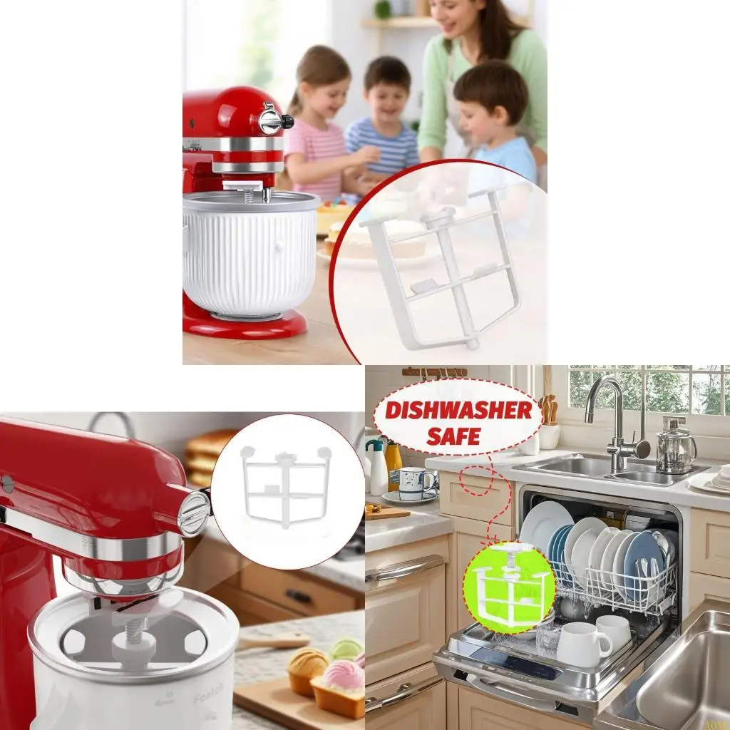 

Аксессуары для миксера для мороженого A0NC, домашний набор для приготовления мороженого для кухонной техники, обеспечивает и