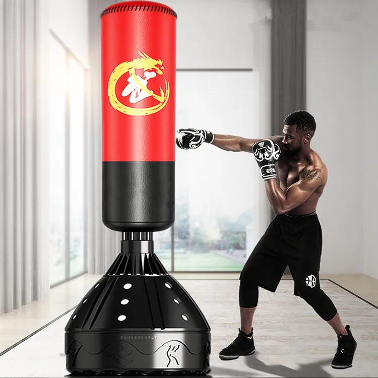 2021 New Design Custom Fitness Training Punching Bag Standing Kick Boxing