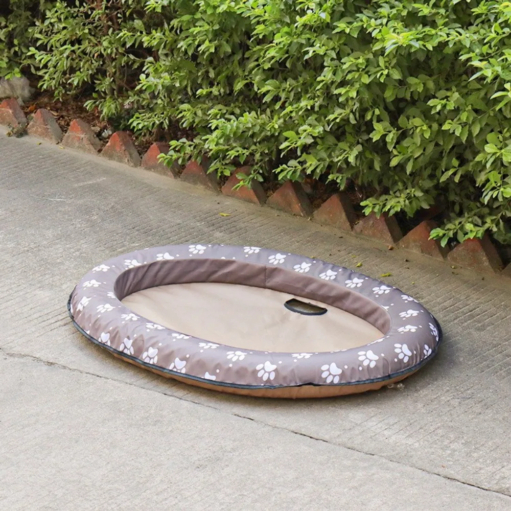 المحمولة طوي الكلب السباحة تعويم PVC لينة كلب تعويم التبريد الحيوانات الأليفة العائمة طوف الصيف الطرف