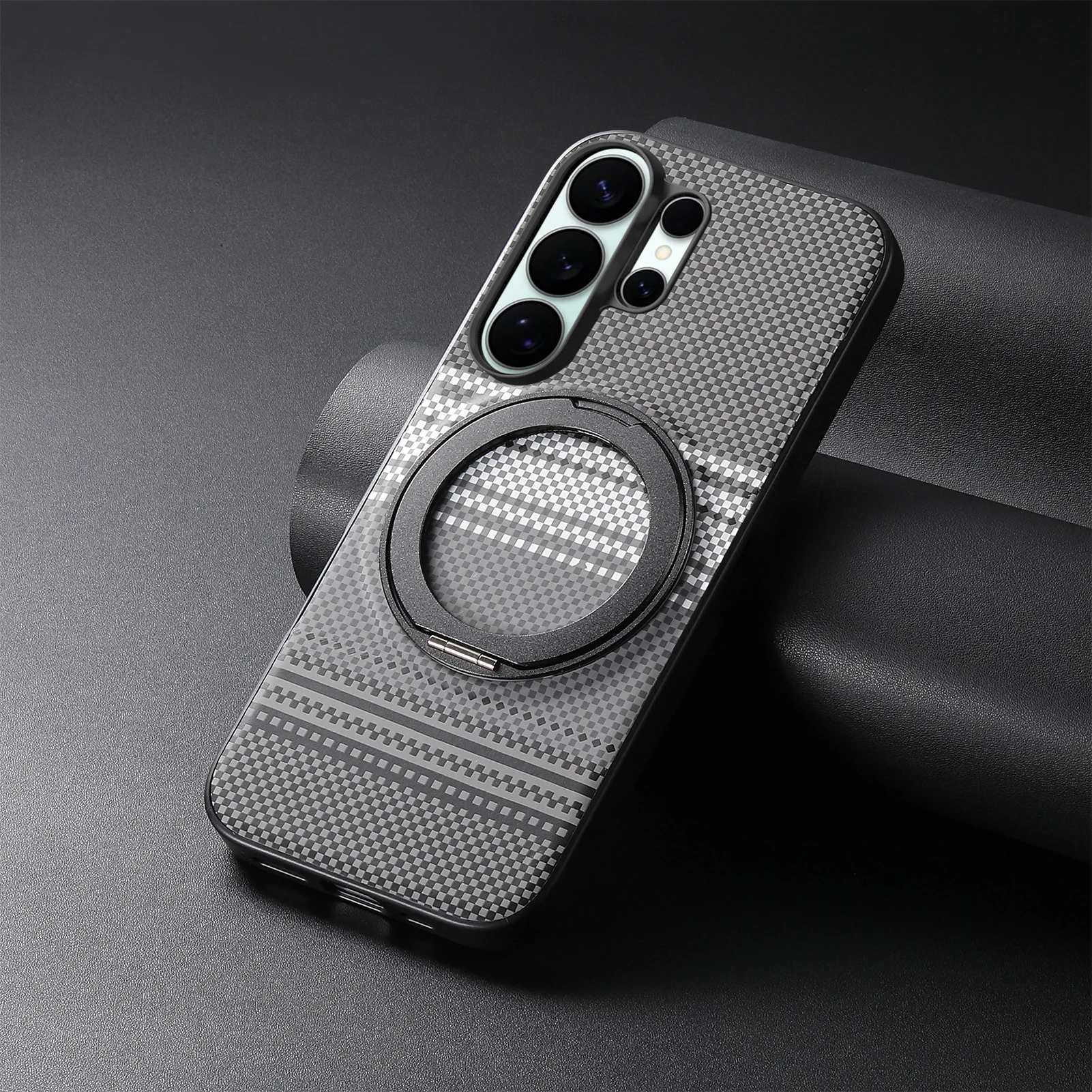 

Luxury Magnetic Holder Phone Case for Samsung Galaxy A57 A37 A17 A07 A56 A36 A26 A16 A55 A35 All-inclusive Shockproof Cover