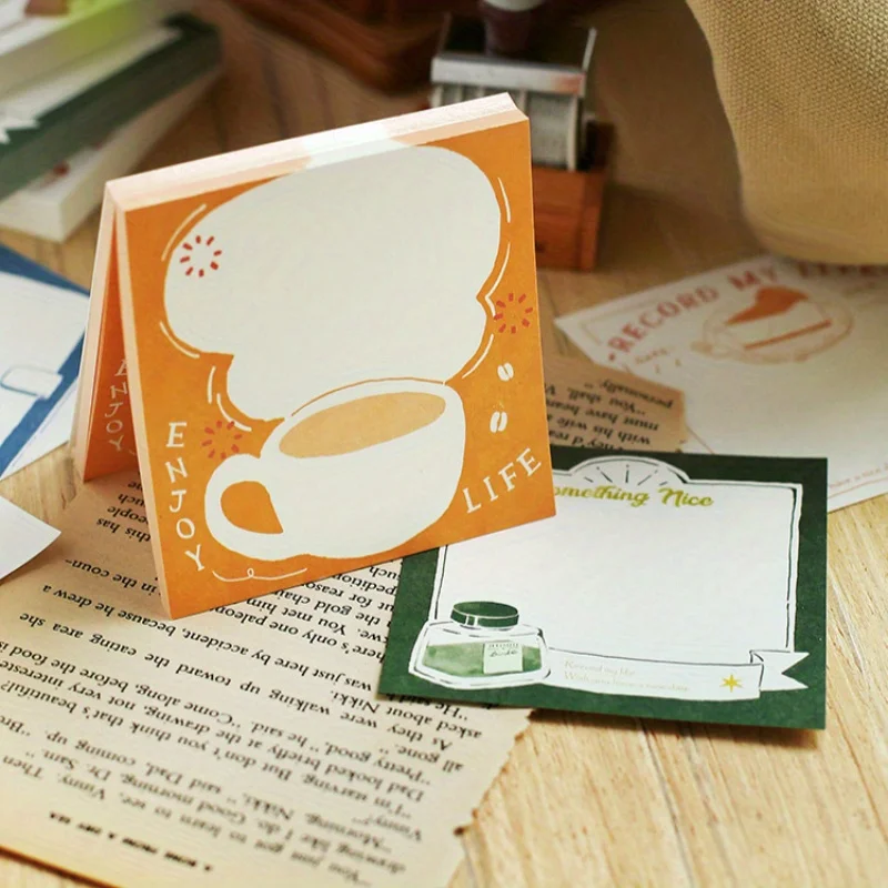 100 قطعة من القرطاسية المائية الطازجة والفنية المرسومة يدويًا، رسالة عتيقة وورق ملاحظات للمجلة/المذكرات #5