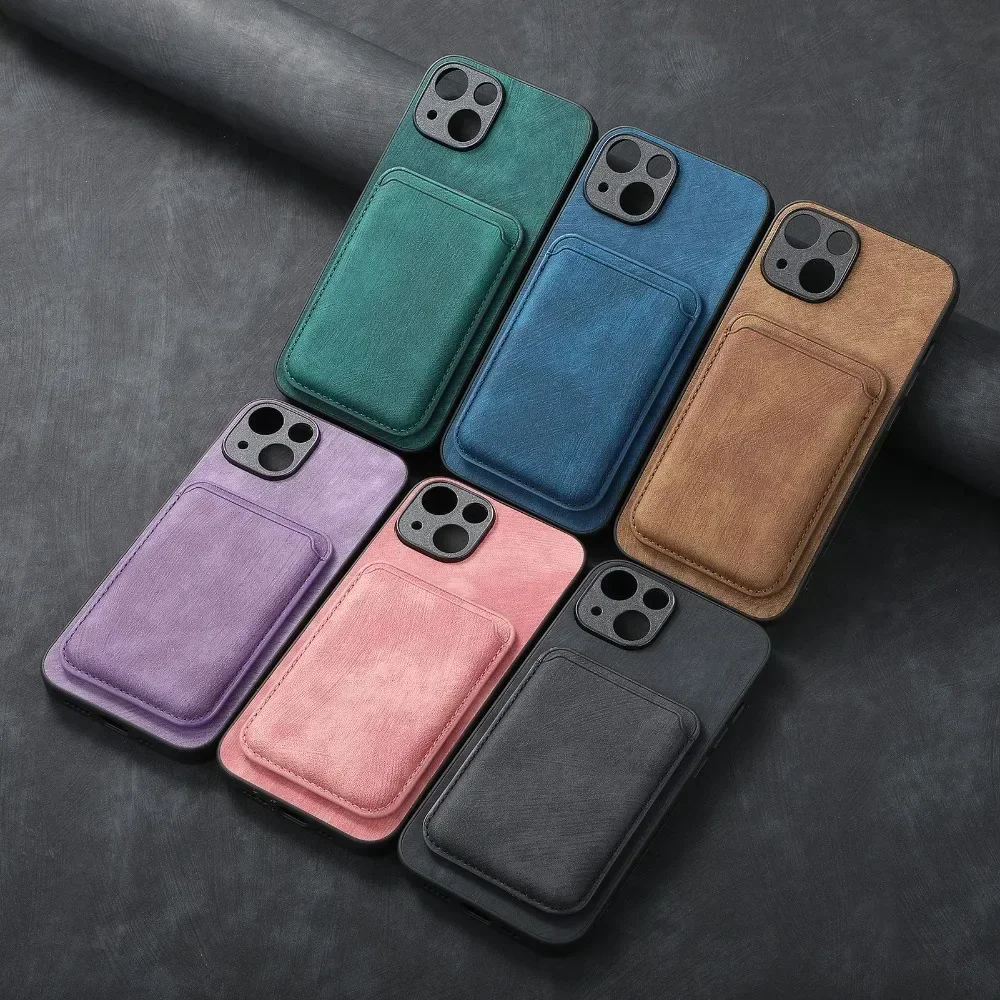 

Vintage Leather Case with Detachable Magnetic Wallet Card Holder For iPhone 16 Pro Max 15 14 Plus 13 12 11 16SE 2025 17 AIR case