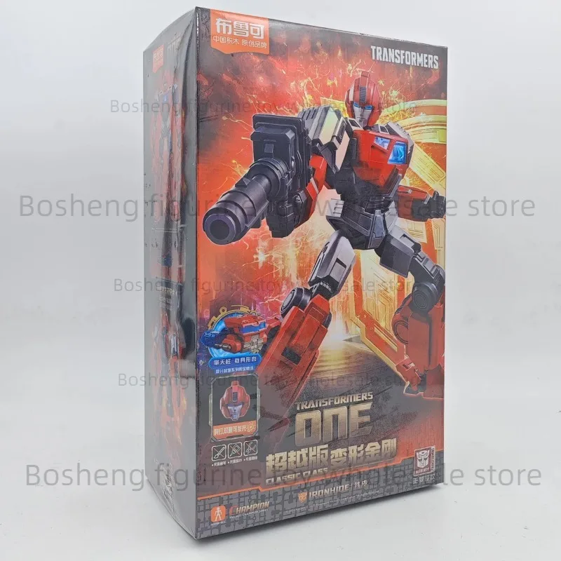 Originele Blokees Getransformeerd Speelgoed Shockwave Soundwave Ironhide Anime Figuur Actie Montage Bouwstenen Model Speelgoed