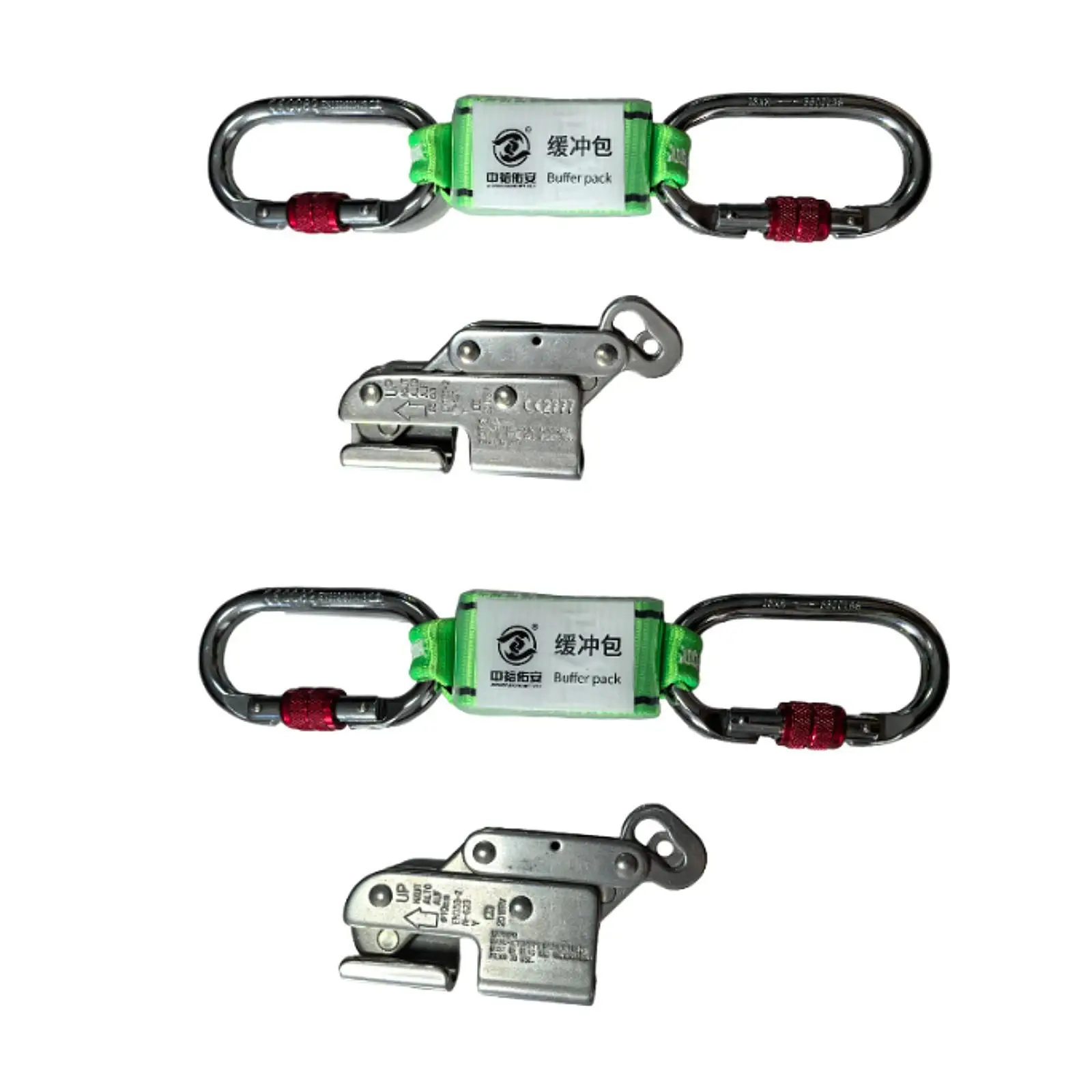 

Climbing Fall Arrestor Set Rope Grab with Locks Self Locking Mechanism for High Altitude Activities