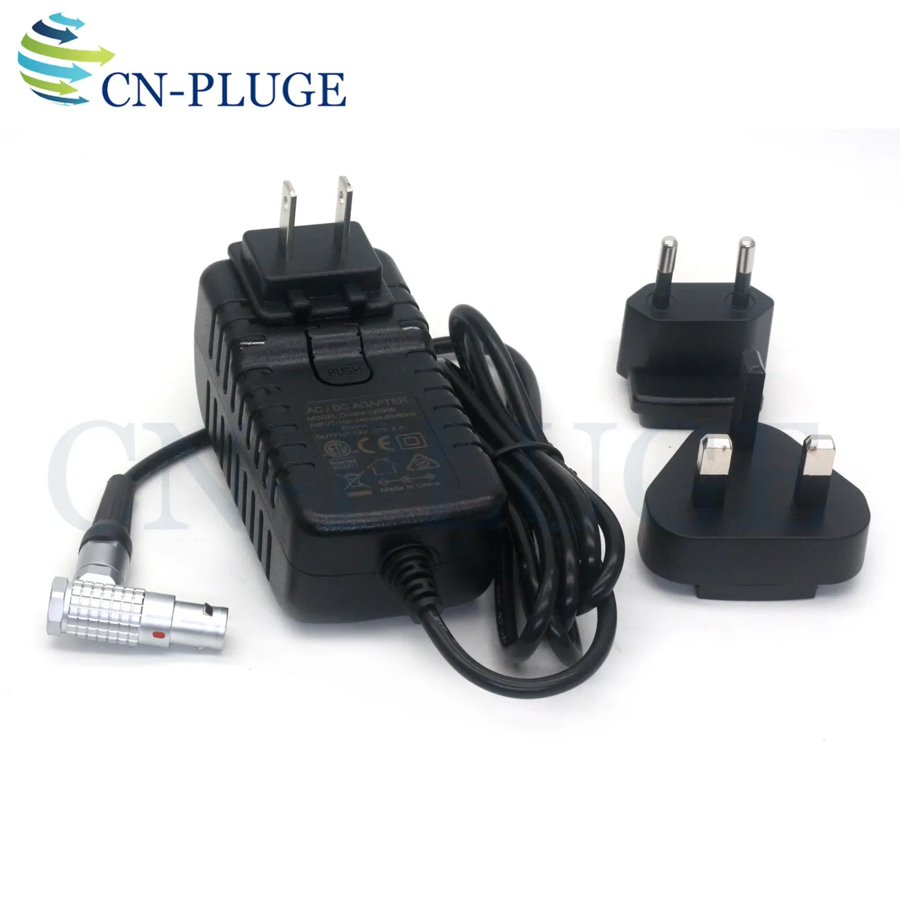 DJI Image Transmission High Brightness Display Power Cord 110-220V to 12V DC Adapter To 6-Pin Female