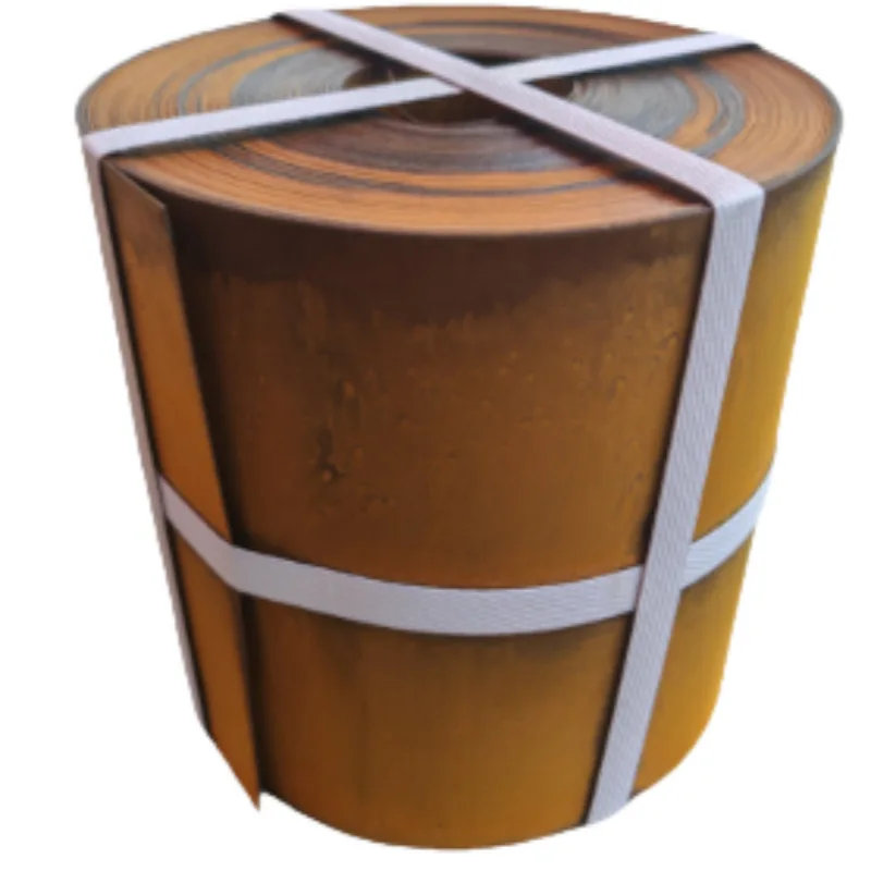 

Galvanized sheet grass stone isolation board for villa garden courtyard, rust-colored straight board for outdoor garden