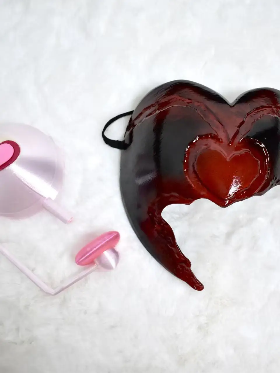 Blood Stage Mizi Mask Cosplay Prop Game Character Custom Made Accessory Earphones Stage Performance Costume Accessory