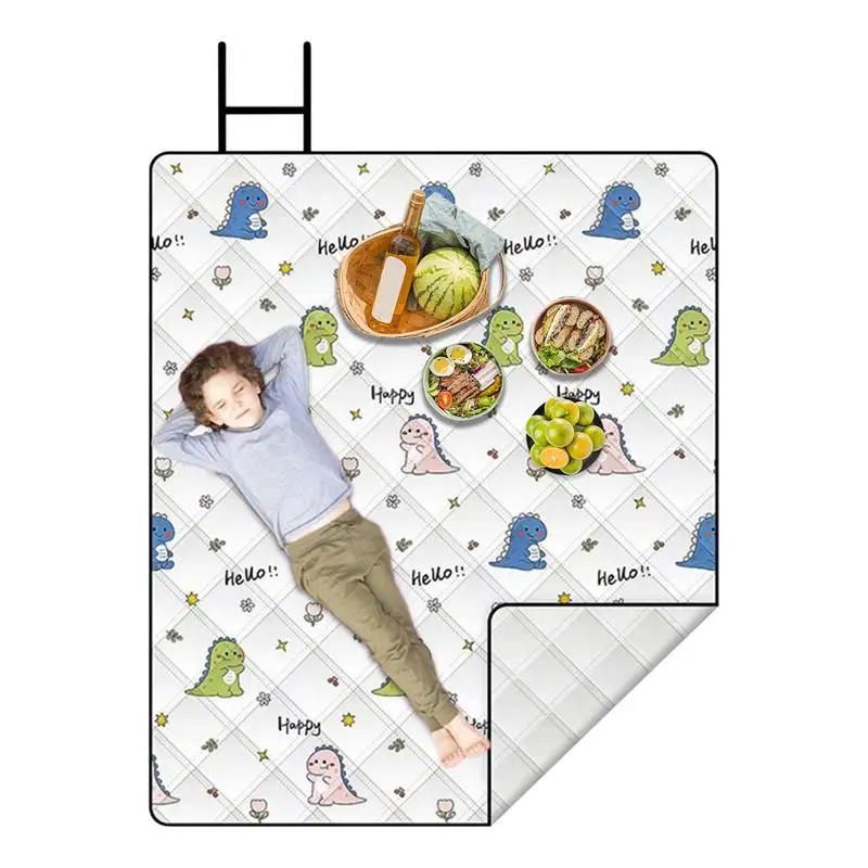 

Outdoor Picnic Blanket Water-Resistant Outdoor Blanket All-Season Group Activity Use Folding Rug For Music Festival Lawn Camping