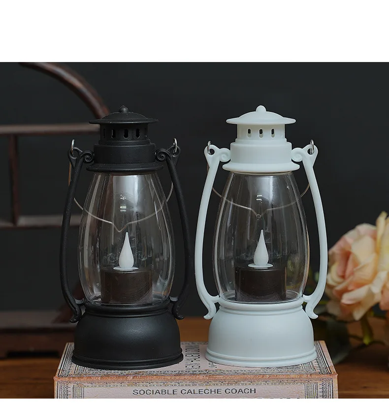 Vintage LED Candle Lantern Waterproof Atmosphere Lamp Flameless Flickering Night Light For Garden Decor Outdoor Wedding Party image 6