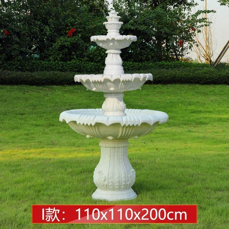 European-Style Water Fountain Wedding Spray Pond Landscaping Decoration Decoration Garden Outdoor Courtyard Waterscape