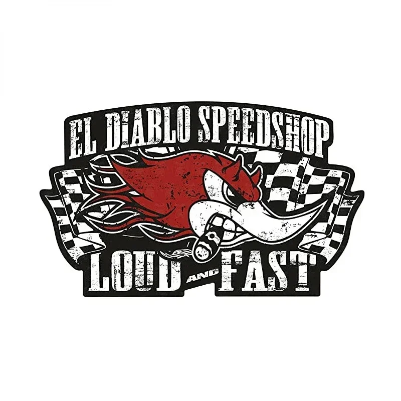 Autoaufkleber Vintage Racing Mixed Old School Aufkleber Auto Motocross Laptop Helm Dekoration,