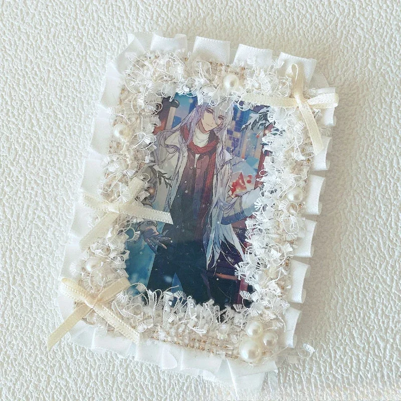 Kawaii Bow Photocards Holder Handmade Photo Cards Packaging Supplies Kpop Idol Cards Sleeves Display Anime Card Frame New 2025