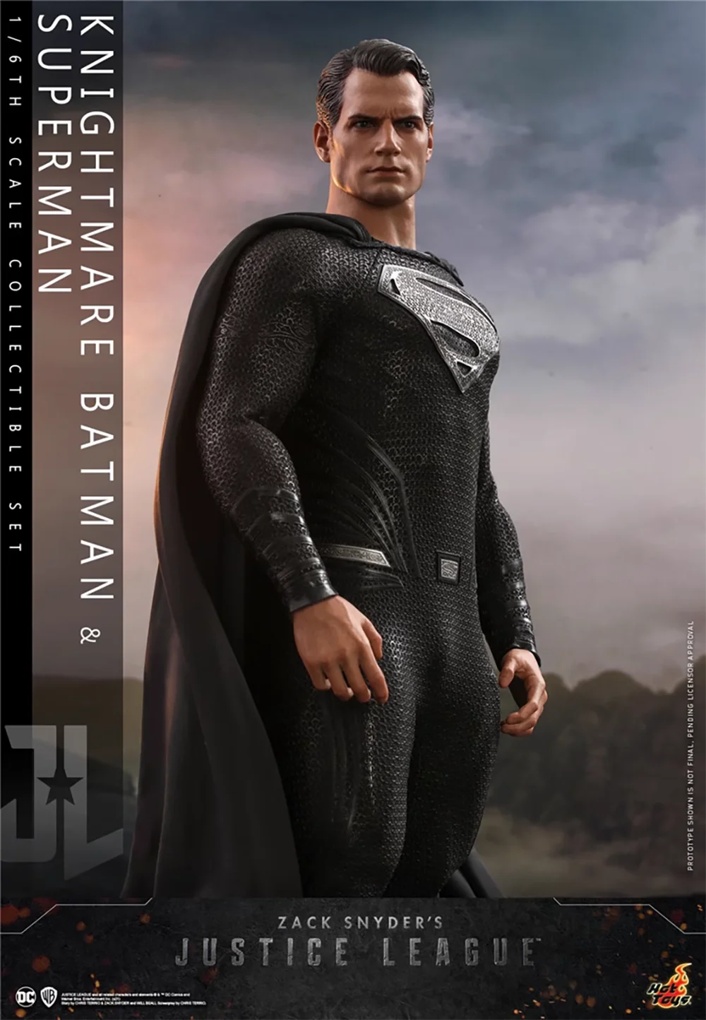 Original HOTTOYS HT TMS038 Zack Snyders Justice League Superman/Batman 1:6 scale collectible doll set 32cm