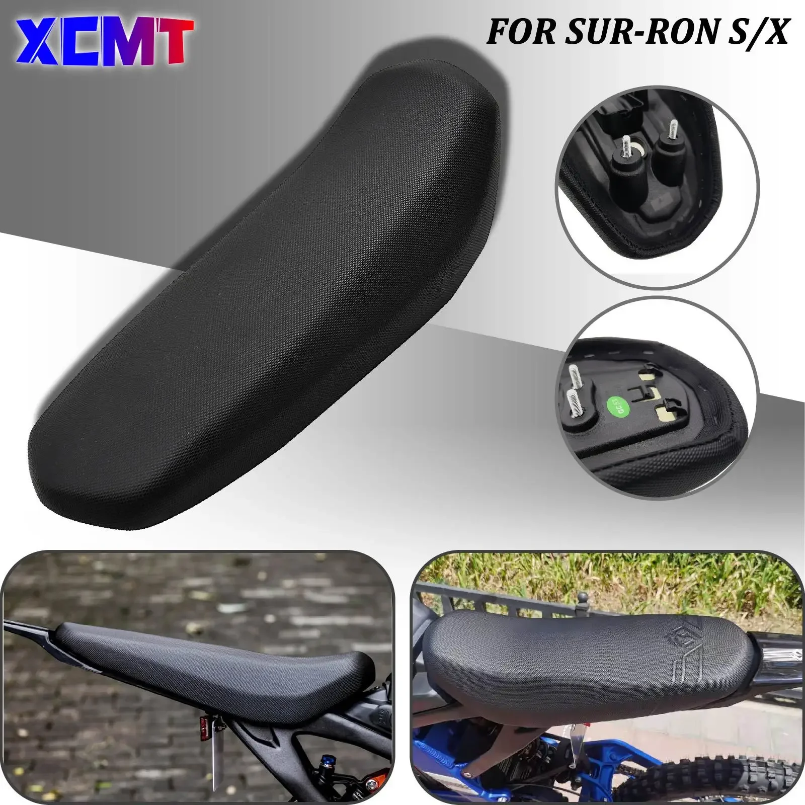 For SURRON Seat Cushion Light Bee X S Motorcycles Dirtbike Off-Road Leather Waterproof SUR-RON Original Car Accessories