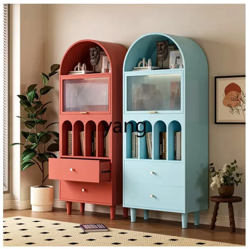 Lhh living room entrance against the wall side cabinet Cream wind solid wood dining room decoration cabinet