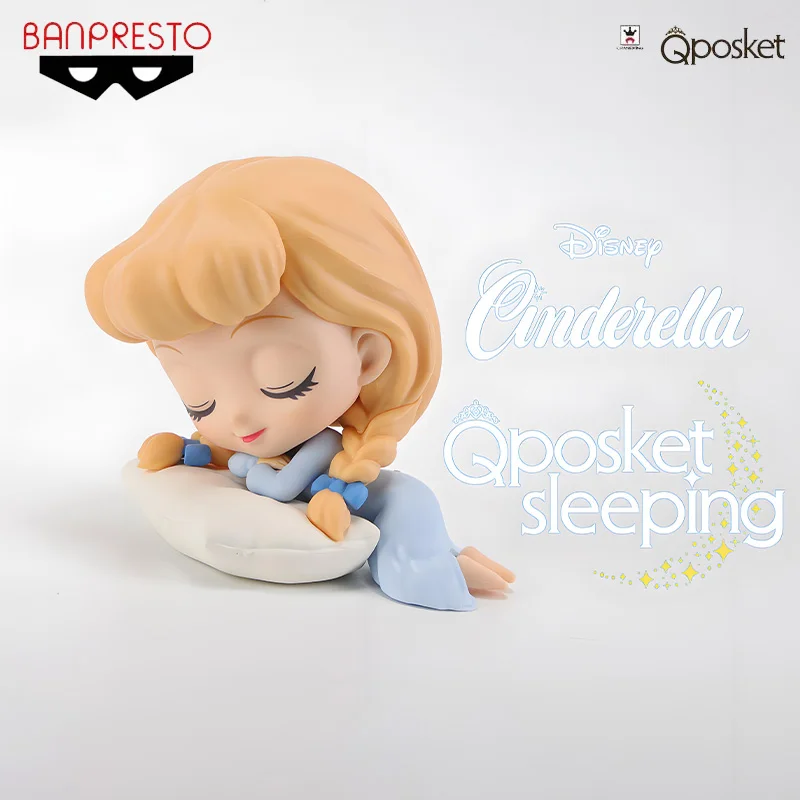 

BANPRESTO Original Qposket Series Cinderella Anime Action Figure Assembly Desktop Decoration Ornament Toys Collectible Model