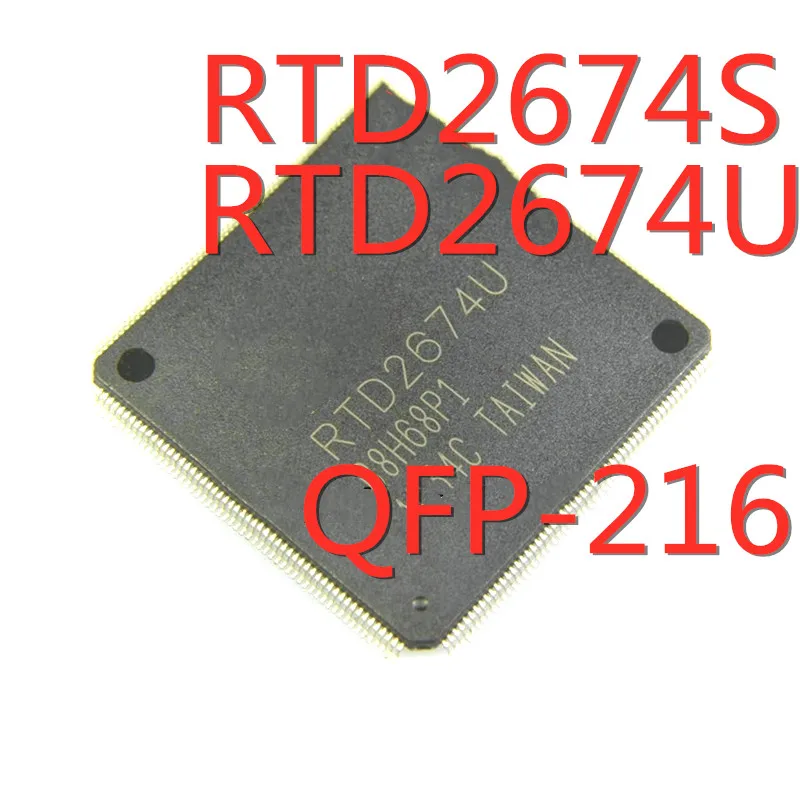 1PCS/LOT RTD2674U RTD2674S RTD2674 QFP-126 SMD LCD TV driver chip New In Stock GOOD Quality