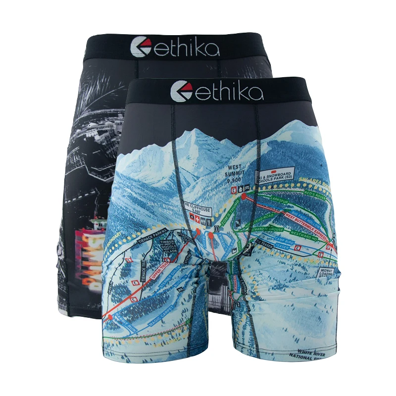 ETHIKA 2 ชิ้นชุดชั้นในชายตาข่ายระบายอากาศได้ดีเป้าบุรุษกางเกงผู้ชายกางเกงบ็อกเซอร์กางเกงบ็อกเซอร์ชายขนาดบวกกางเกงในกางเกง