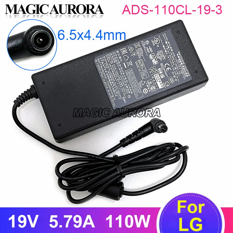 

For LG ADS-110CL-19-3 190110G 19V 5.79A 110W Charger 34UC98 34UC89G 34UC87C 34UM88P 34UC88 LCD Monitor Adapter Power Supply